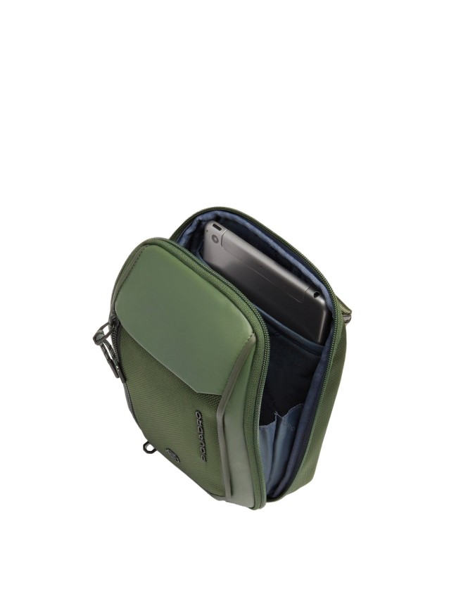 Piquadro - Borsello uomo porta iPad®mini in tessuto riciclato