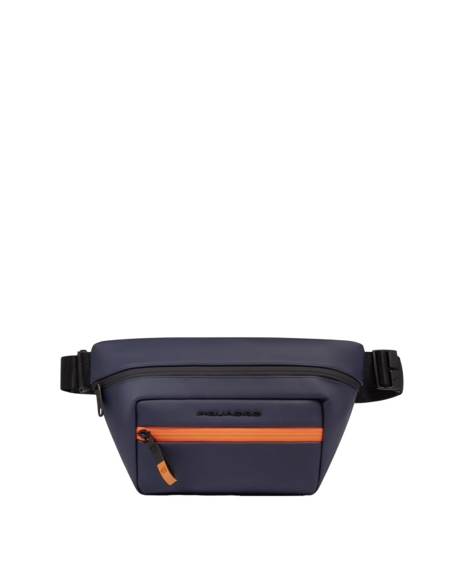 Piquadro - Marsupio in tessuto gommato con protezione RFID Corner