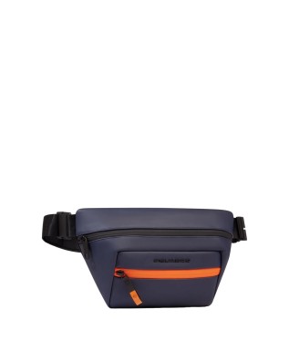  Piquadro - Marsupio in tessuto gommato con protezione RFID 2