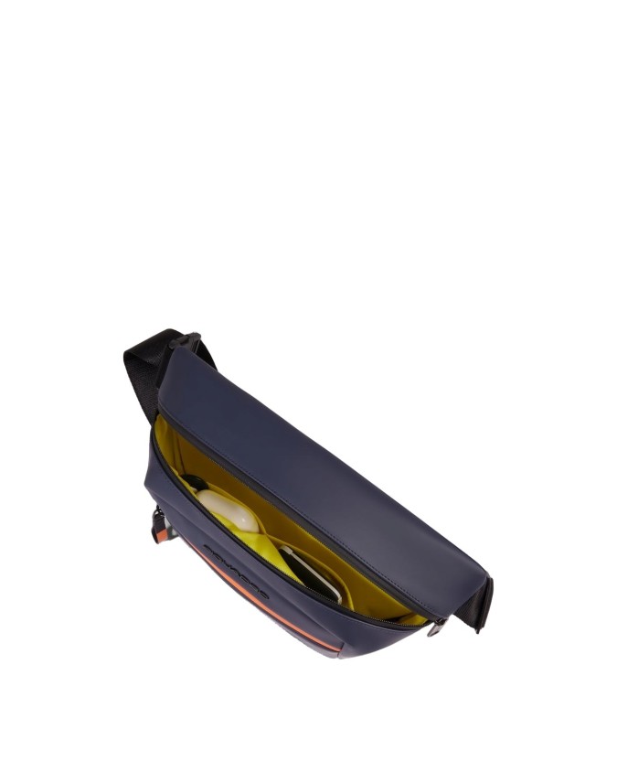  Piquadro - Marsupio in tessuto gommato con protezione RFID