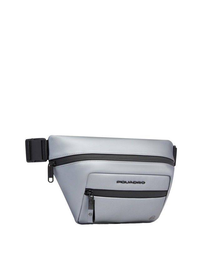  Piquadro - Marsupio in tessuto gommato con protezione RFID