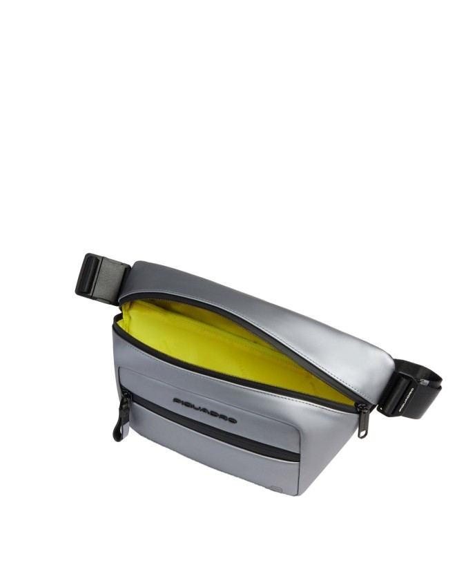  Piquadro - Marsupio in tessuto gommato con protezione RFID