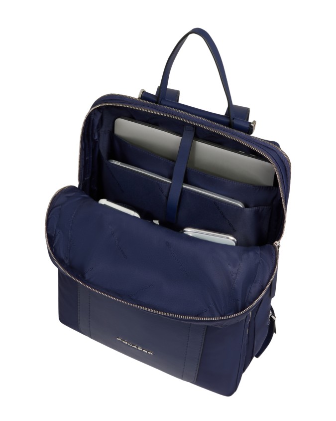 Piquadro - Expandable backpack made...