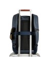 Piquadro - Zaino da viaggio in pelle personalizzabile porta pc 14" Solm