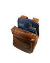 Piquadro - Zaino da viaggio in pelle personalizzabile porta pc 14" Solm