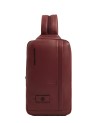 Piquadro - Russel Men's Single-Shoulder Leather Backpack with RFID-Protected iPad® Compartment