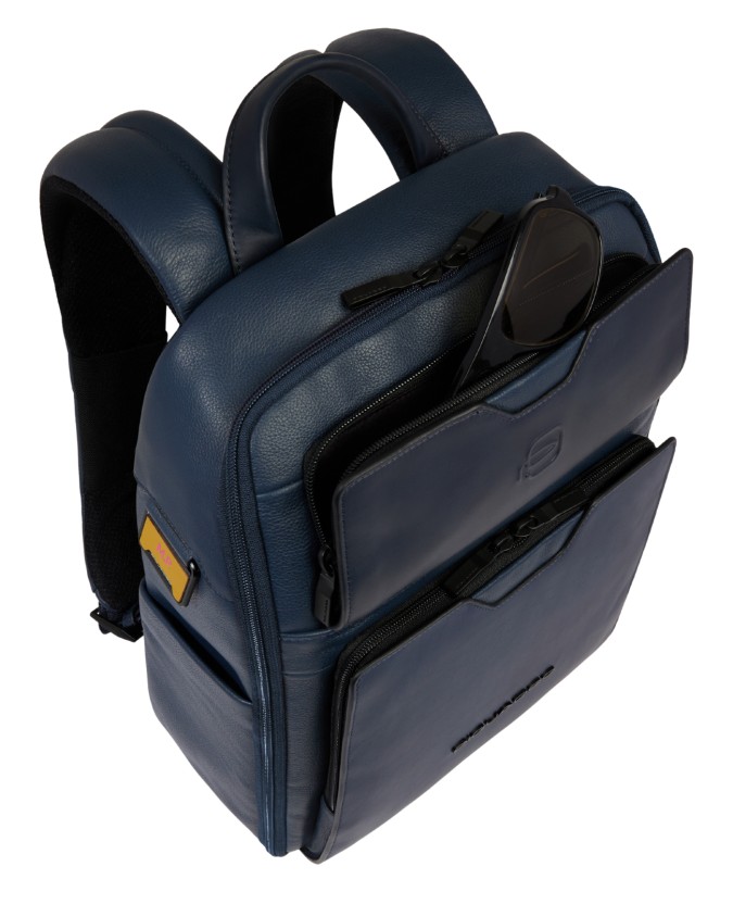Piquadro - Reisrucksack aus Leder mit...