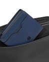 Piquadro - Leather travel backpack with a compartment for a 13.3'' laptop and a microfiber pocket by AEL