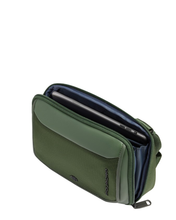  Piquadro - Tracolla orizzontale uomo porta iPad®mini in