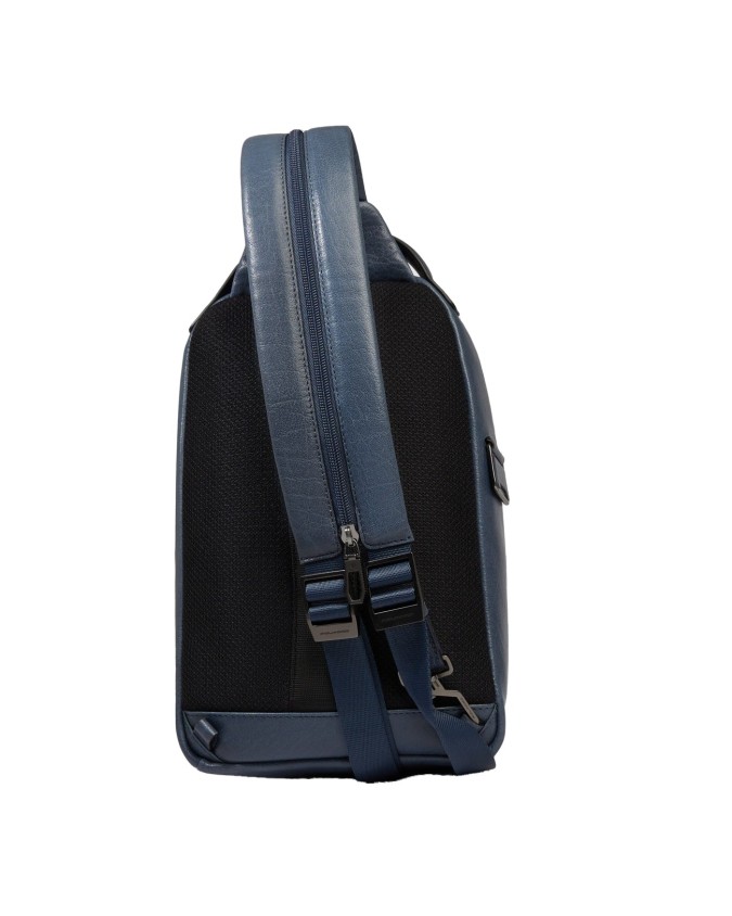  Piquadro - Zaino monospalla uomo in pelle porta iPad®mini Solm