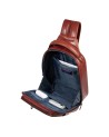  Piquadro - Zaino monospalla uomo in pelle porta iPad®mini Solm