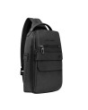  Piquadro - Zaino monospalla uomo in pelle porta iPad®mini Solm