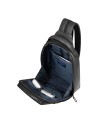 Piquadro - Zaino monospalla uomo in pelle porta iPad®mini Solm