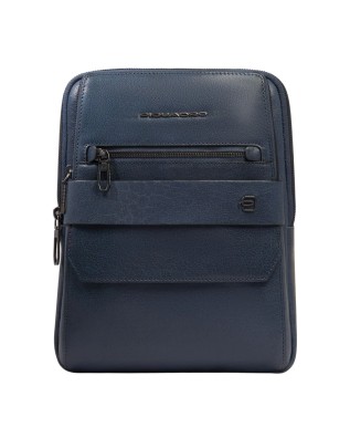 Piquadro - Borsello uomo in pelle porta iPad® con protezione RFID Solm