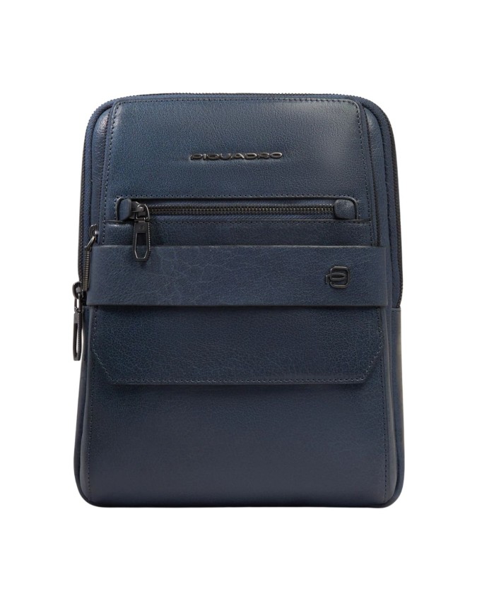  Piquadro - Borsello uomo in pelle porta iPad® con protezione