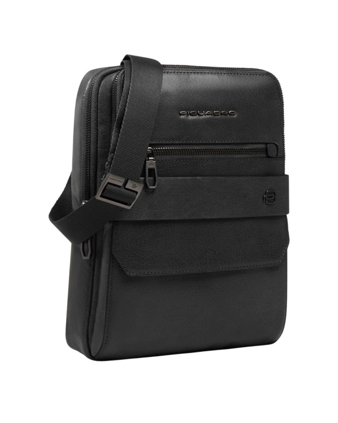  Piquadro - Borsello uomo in pelle porta iPad® con protezione