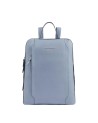  Piquadro - Zaino donna in pelle porta pc 15,6'' con protezione