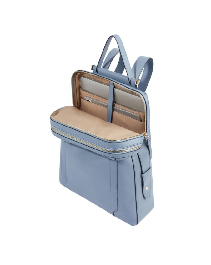  Piquadro - Zaino donna in pelle porta pc 15,6'' con protezione