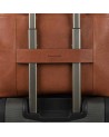 PIQUADRO - Cartella in pelle due manici BagMotic - Testa di
