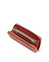  Piquadro - Portafoglio donna zip around in pelle 4 soffietti