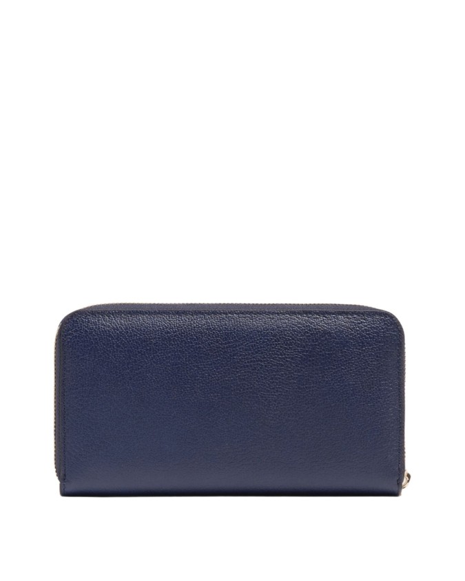  Piquadro - Portafoglio donna zip around in pelle 4 soffietti