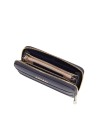  Piquadro - Portafoglio donna zip around in pelle 4 soffietti
