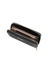  Piquadro - Portafoglio donna zip around in pelle 4 soffietti
