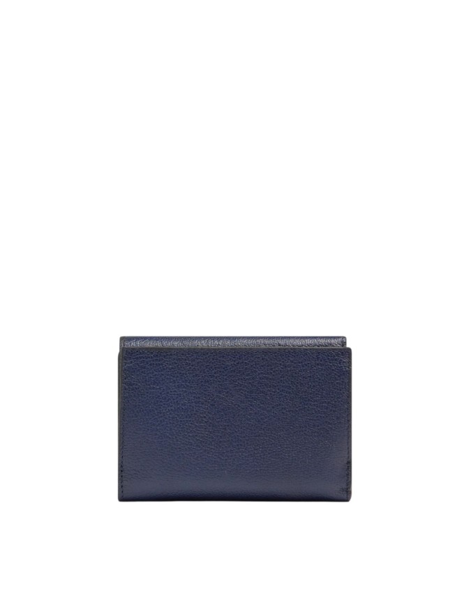  Piquadro - Portafoglio donna piccolo in pelle con patta RFID