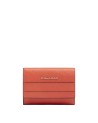 Piquadro - Small women's leather wallet with an RFID-blocking flap