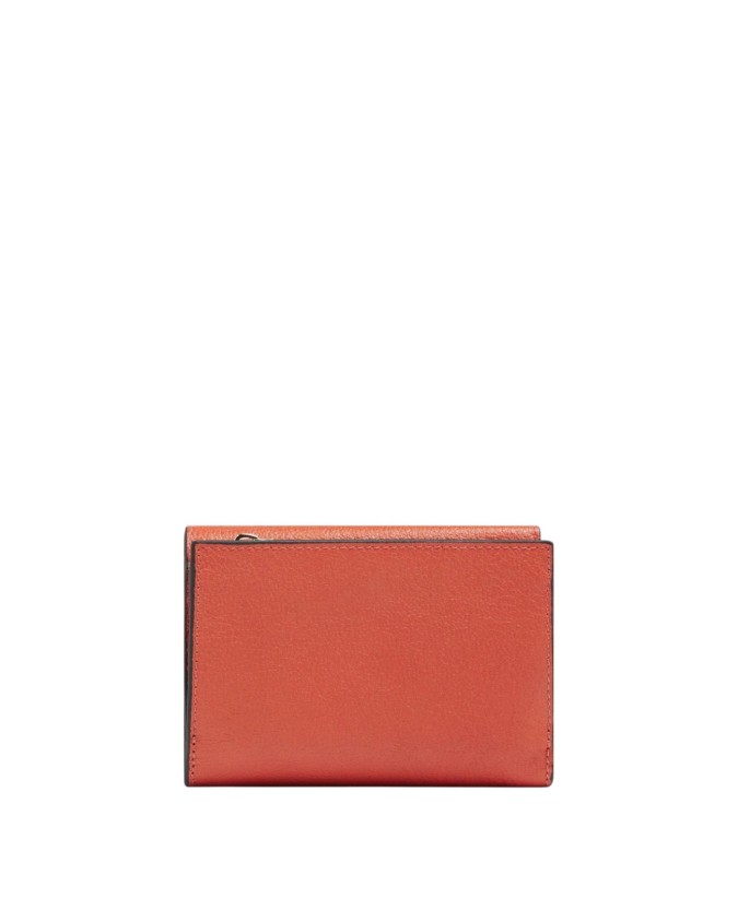  Piquadro - Portafoglio donna piccolo in pelle con patta RFID