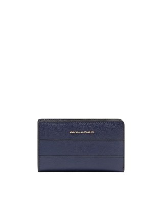 Piquadro - Medium-sized women's RFID leather wallet - Blue