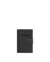 Piquadro - Corner Automatic Men's Card Holder in Metal and Rubberized Fabric