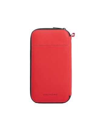 Piquadro - Porta passaporto in tessuto con zip Piquadro x 2