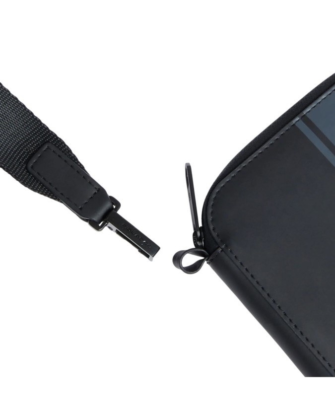  Piquadro - Porta passaporto in tessuto con zip Piquadro x