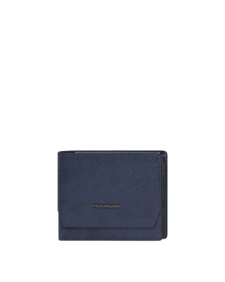 Piquadro - Portafogli uomo in pelle con volantino staccabile Solm
