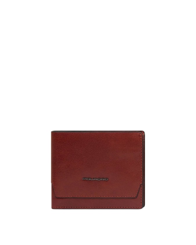  Piquadro - Portafogli uomo in pelle con volantino staccabile