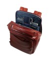  Piquadro - Zaino da viaggio in pelle personalizzabile porta pc