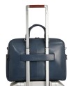  Piquadro - Cartella in pelle con due manici porta pc 14'' un