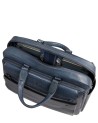  Piquadro - Cartella in pelle con due manici porta pc 14'' un
