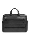  Piquadro - Cartella in pelle con due manici porta pc 14'' un