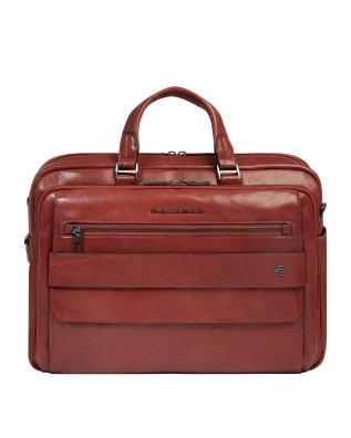 Piquadro - Ledertasche mit zwei Tragegriffen, für einen...
