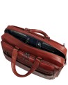  Piquadro - Cartella in pelle con due manici porta pc 14'' un