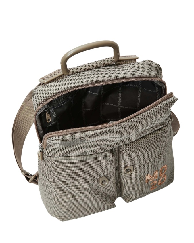  Mandarina Duck - Zaino con tasche frontali in poliestere MD20