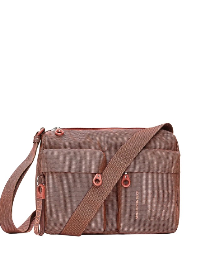  Mandarina Duck - Borsa a tracolla con doppia tasca in Mitrix