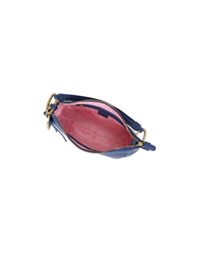  Braccialini - Borsa a spalla in simil pelle con charm Beth
