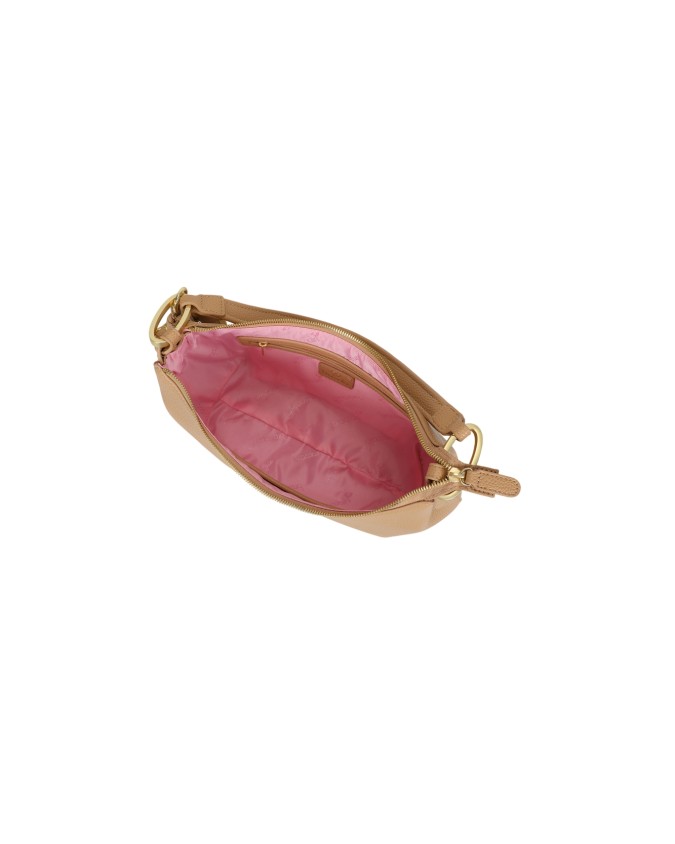  Braccialini - Borsa a spalla in simil pelle con charm Beth