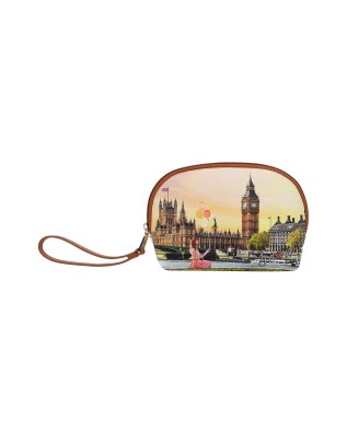 Ynot - Beauty case in ecopelle con manico laterale Yesbag