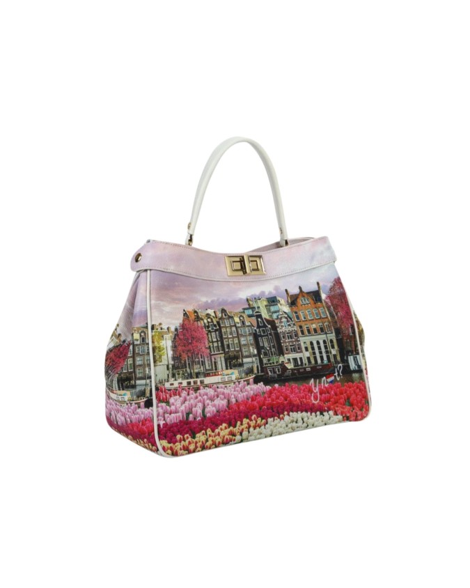  Ynot - Borsa Donna chiusura a giro in ecopelle Yesbag