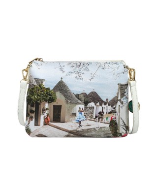Ynot -Borsa a spalla con due scomparti in ecopelle Yesbag