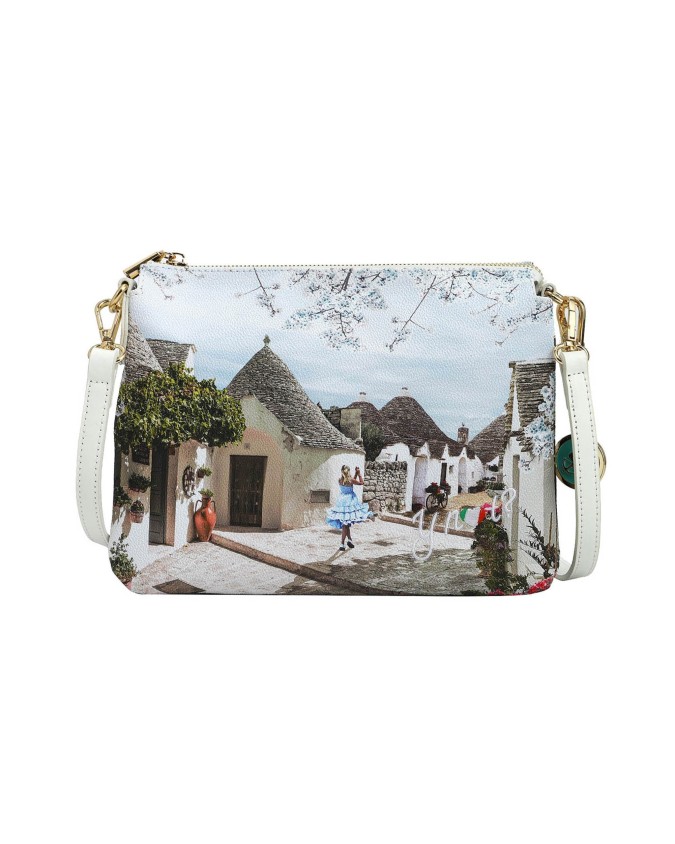  Ynot - Borsa a spalla con due scomparti in ecopelle Yesbag